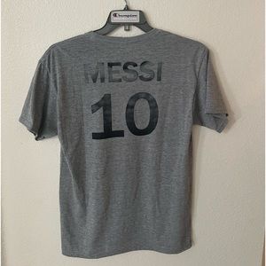 Champion Gray Messi 10 Men's T-Shirt